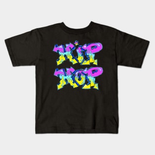 Graphic Graffiti Hip Hop Art 24 by LowEndGraphics ! Kids T-Shirt